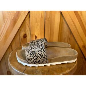 JOULES MARLOW SLIDES SANDALS LEAPORD SZ 7 NWT Read